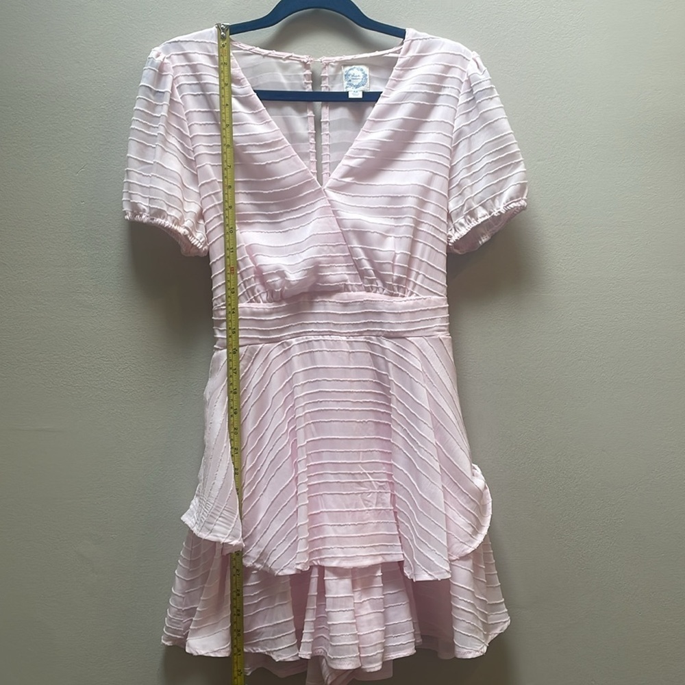 Blue Rain Pink 🌸 Romper - Picture 8 of 8